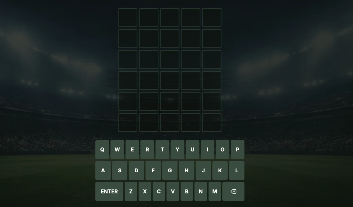 Exemplo do jogo Wordle